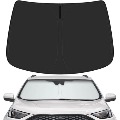 Car Windshield Sun Shade for Ford 2015-2024 Edge Accessories (OEM Design) Reflective Foldable Heat Insulation Sunshade for Ultimate Protection - size: for Ford 2015-2024 Edge