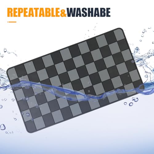 YoRise Car Dashboard Anti Slip Mat, 10.62'' × 5.90'' PVC Center Console Pad, Non-Slip Sticky Dash Mat, Washable Car Dashboard Gripping Pad for Phone, Glass, Key, GPS (Gray) - color: Gray
