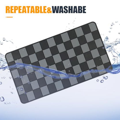 YoRise Car Dashboard Anti Slip Mat, 10.62'' × 5.90'' PVC Center Console Pad, Non-Slip Sticky Dash Mat, Washable Car Dashboard Gripping Pad for Phone, Glass, Key, GPS (Gray) - color: Gray