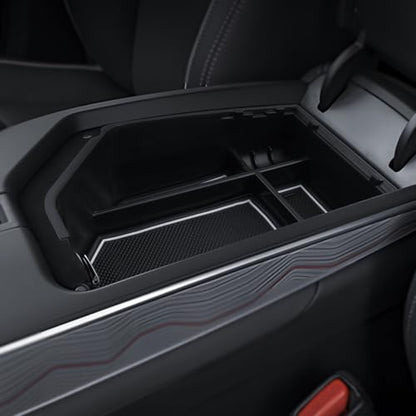 for Genesis GV70 Center Console Organizer Genesis GV70 2022-2025 Accessories Armrest Tray Middle Storage Box Insert Container Durable ABS Plastic - size: For 2022-2026 Genesis Gv70