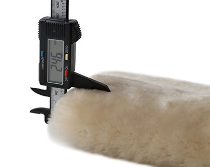 U&M 2 Pack Genuine Sheepskin Auto Seat Belt Cover for Adult Youth Kid Toddlers -Soft Warm Car, Truck, SUV, Camera Backpack Strap Shoulder Pad Wool Fluffy - color: Beige