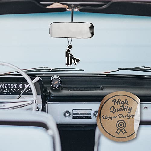 Funny Adult Car Air Freshener 6 Pack Scented With Premium Oils By Fresh Fresheners (Doggy Style Design) - size: 6 Count (Pack of 1)