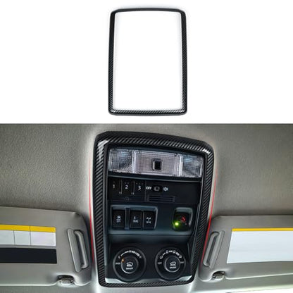 Car Carbon Fiber Decal Reading Light A ABS Sticker Cover Interior Trim Accessories for Toyota 4Runner SUV 2010-2025 Black - color: Reading Light a