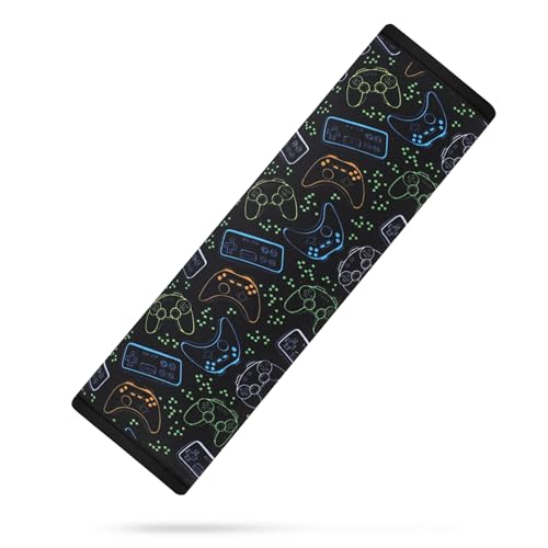 YR Seat Belt Cover for Kids, Soft Comfort Seat Belt Cushion for Children, Cute Cartoon Pattern Car Seat Belt Pads Cover for Girls and Boys, 1 Pack (Game) - color: Game Boy