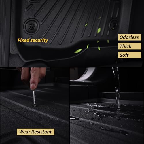 Floor Mats for 2023 2024 2025 2026 Cadillac Lyriq Lyriq-v & Trunk Mat TPE All Weather Protection 2 Rows Car Floor Liners with Cargo Liners - size: For 203-2026 Cadillac Lyriq full set mat