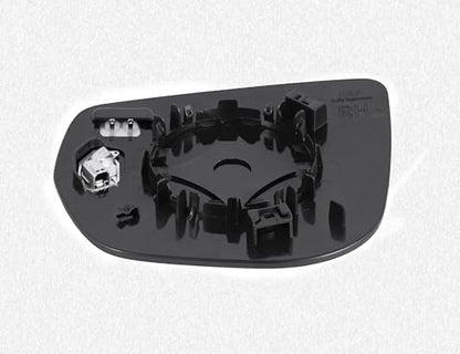 EAP Passenger Side Mirror Glass Compatible With Jeep Grand Cherokee 2022-2026, Grand Cherokee L 2021-2026, Heated With Blind Spot, 68522816AA 68522818AA - color: Passenger - Heated + Blind Spot