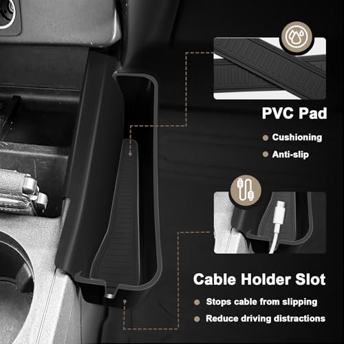 Muslogy for 2022 2023 2024 2025 2026 Maverick Center Console Shifter Storage Box ABS Material Console Side Organizer Left & Right 2PCS Set Compatible with Ford Maverick 2022-2026 - size: Console Side Organizer 2 PCS