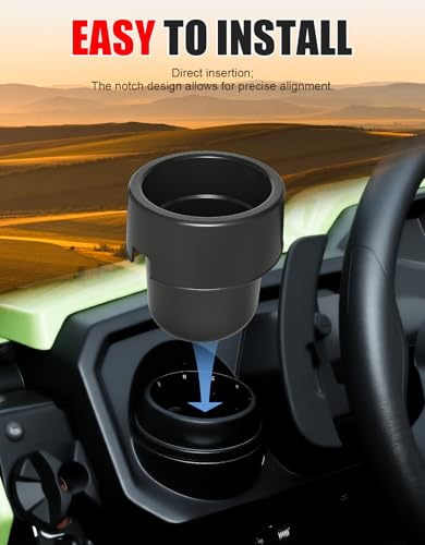 UTV Dash Cup Holder for Honda Pioneer 520 500 21-25, Drink Cup Holder Bottle Holders Mount Extra Storage Space Compatible with Honda Pioneer 520 2021-2025/500 2015-2023 Accessories