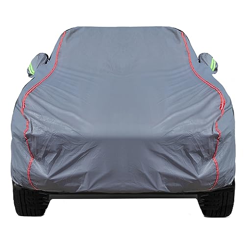 Waterproof Zipper Doors Pickup Car Cover, Ram 1500 2500/ Chevy Avalanche Silverado 1500/ F-150 F-250 Dodge D100 D200, Sunscreen UV Prevention Snowproof Wind, for Indoor Outdoor,for 213"-237",C8 - color: Gray, size: C-8 Apply-Pickup - Body Length 213"to 23