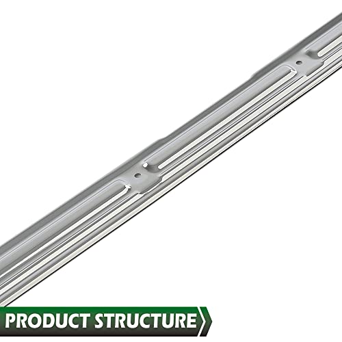 GRAND ORANGE Door Sill Plates w/Hardware Pair Compatible with GMC Chevy C10 C20 C30 K10 K20 K30 Truck 1967 1968 1969 1970 1971 1972, 28864, Chrome Door Sill Plates Guards Accessories - size: Fit Chevy GMC C10 C20 1967-1972