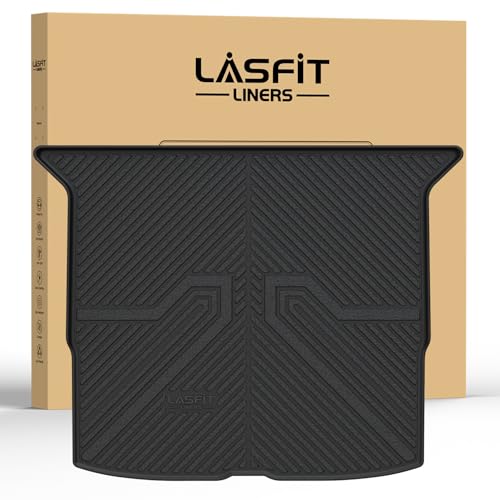 LASFIT Cargo Mat for Honda Passport 2025 2024 2023 2022 2021 2020 2019, All Weather Custom Fit TPE Trunk Mat Trunk Tray Cargo Tray, Black - style: 5）For Honda Passport | 2019-2025 | Trunk Mat