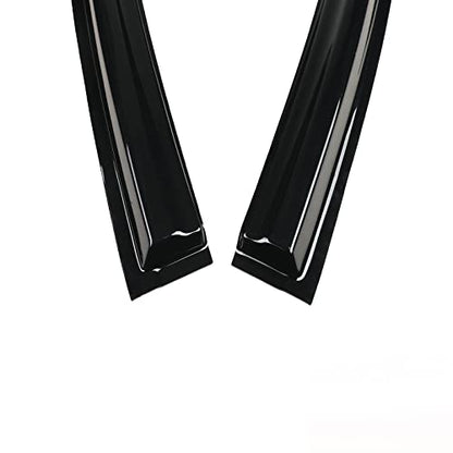 94714 Tape-On Smoke Tinted Side Window Visor Deflectors Vent Rain Guards Compatible with Fusion 2013-2020 S SE SEL Titanium Hybrid - size: 2013-2020 Fusion