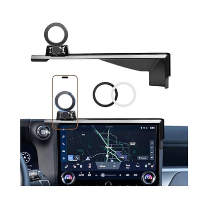 Car Phone Holder for Lexus GX GX550 2026 2025 2024 (Only for 14-Inch Screen) 360° Rotation Magnetic Cell Phone Mount, Compatible with Magsafe, Does Not Affect Air Vent - style: Fit for 2024-2026 GX, 14-Inch