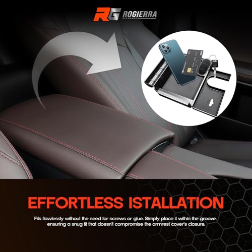 Rogierra for LEXUS RX RX200t RX350 RX400h RX450h 2016-2022 Car Center Console Organizer Tray Center Armrest Storage Box