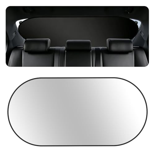 39.3"x19.7" Back Window Sun Shades for Car,Rear Window Sun Shade with 6 Suction Cups Keeps Car Cool & Protects Interior,Quick-Fold Cars Windows Shades for Cars & SUVs