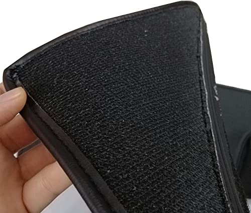 Leather Door Sill Protector for 2021-2025 Tesla Model Y (NOT Fit 7 Seater) Rear Door Entry Guards Scuff Plate Rear Seat Anti Kick Pad Trim Cover