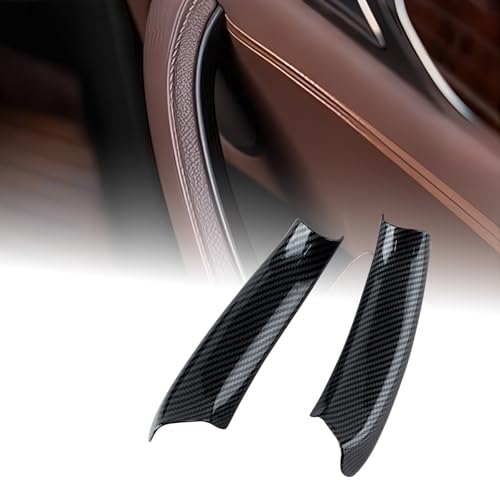 2PCS Driver and Passenger Side Carbon Fiber Pattern Pull Handle Covers Compatible for X3 F25 2010-2016 X4 F26 2014-2017 Left and Right Door Handle Interior - color: Carbon Fiber Pattern, size: 2PCS Left & Right Pull Handle
