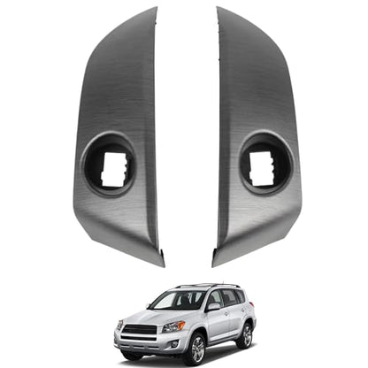 1 Pair Central Dashboard Cover Strip Trim Left and Right Compatible with 2006-2012 Toyota RAV4 Base Limited EV Sport Replaces 55413-42070-B0 55412-42060-B0