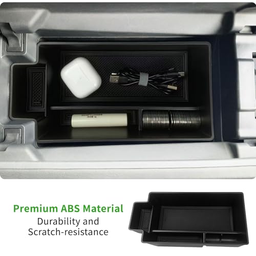 Zxiaochun 3PCS Center Console Organizer Compatible with 2021-2025 2026 Nissan Rogue S/SV/Rock Creek Accessories, Dashboard Tray Armrest Storage Box Lower Center Console Tray (Only Fit 8-Inch Screen) - size: 3PCS Center Console Tray
