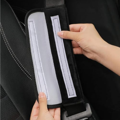 2 Pack 4X4 Off Road Sport Soft and Comfortable Car Seat Belt Pads,Embroidered Logo Car Seat Belt Pads Safety Belt Strap Luggage Shoulder Pad - color: 4x4s
