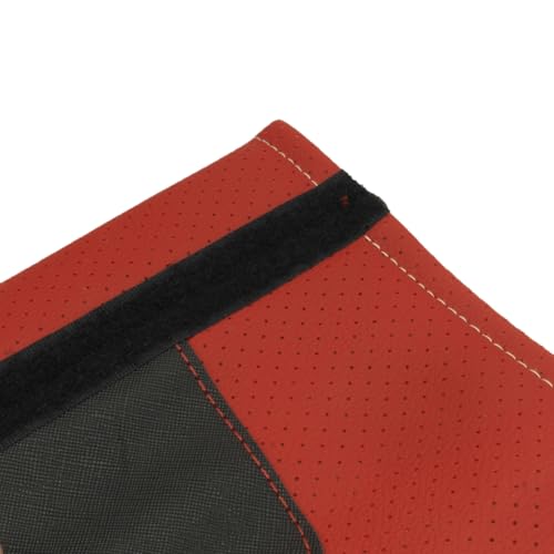 Set of Soft Auto Seat Belt Cover Seatbelt Shoulder Pad 2 PCS for a More Comfortable Driving Compatible with All Cars Red - color: Red