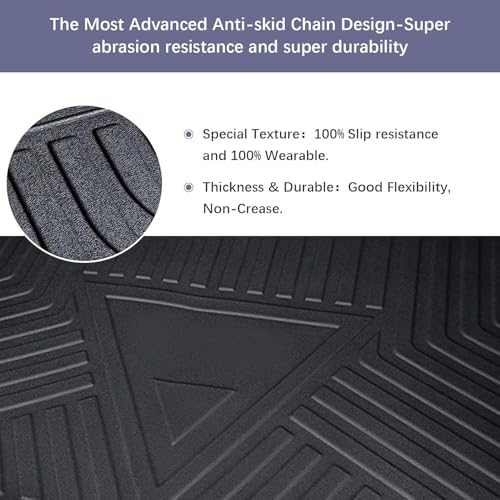 Elsetyler Custom Fit for Cargo Liner Mercedes AMG GLE 63 S Coupe, AMG GLE 53 Coupe 2021-2025, GLE Coupe 2021-2024 - Black TPE Heavy Duty Waterproof Rear Cargo Tray Trunk Floor Mat Protector - color: GLE Coupe 2021-2024