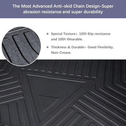 Elsetyler Custom Fit for Cargo Liner Mercedes AMG GLE 63 S Coupe, AMG GLE 53 Coupe 2021-2025, GLE Coupe 2021-2024 - Black TPE Heavy Duty Waterproof Rear Cargo Tray Trunk Floor Mat Protector - color: GLE Coupe 2021-2024