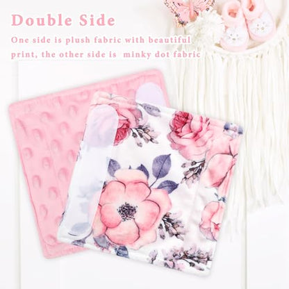 Car Seat Strap Cover for Babies, Soft Car Seat Belt Covers, Mink Car Seat Strap Shoulder Pads Girls, Pink Floral - color: Pink Floral
