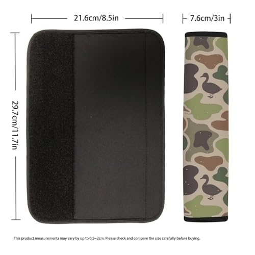Duck Camo Universal Seat Belt Pads 2-Pack Soft Car Safety Seat Belt Strap Shoulder Pad Comfortable Car Interior Automotive Fit Most Cars, Truck, Suv, or Van - color: Duck Camo-A
