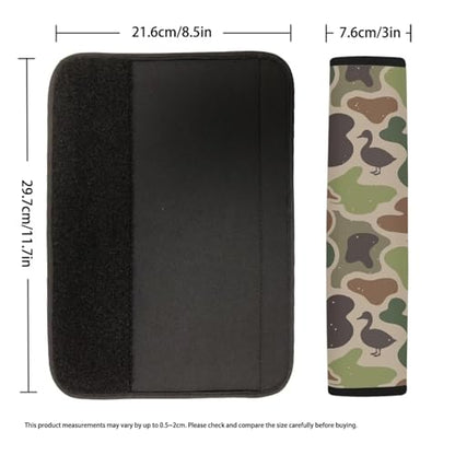 Duck Camo Universal Seat Belt Pads 2-Pack Soft Car Safety Seat Belt Strap Shoulder Pad Comfortable Car Interior Automotive Fit Most Cars, Truck, Suv, or Van - color: Duck Camo-A