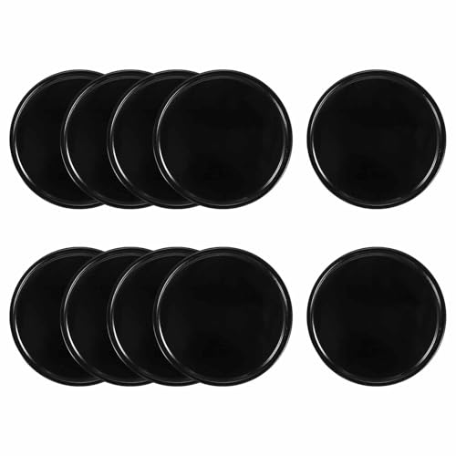 10 Pcs Round Anti-Slip Mat, 3.15" Diameter Phone Grip Pad Non-Slip Silicone Mat Anti-Skid Holder for Phone Keys Sunglasses Electronic Devices, Black - color: Black, size: 3.15"