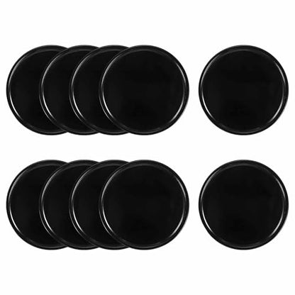 10 Pcs Round Anti-Slip Mat, 3.15" Diameter Phone Grip Pad Non-Slip Silicone Mat Anti-Skid Holder for Phone Keys Sunglasses Electronic Devices, Black - color: Black, size: 3.15"