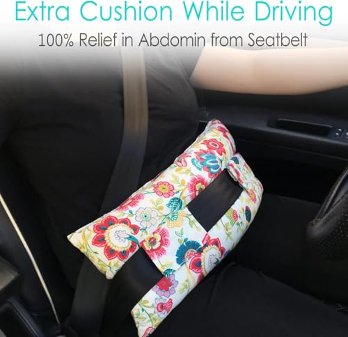 Hysterectomy Pillow Abdominal Post Surgery Pillows with Pocket Comfort for Ice Heat Packs Tummy Tuck Belly Incision Recovery Seatbelt Gifts Women Patients (Sunflower) - color: Sunflower