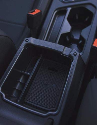 Compatible with VW Tiguan 2018 2019 2020 2021 2022 2023 2024 and 2022 2023 2024 VW Taos Center Console Tray Organizer Insert ABS Armrest Box Secondary Storage