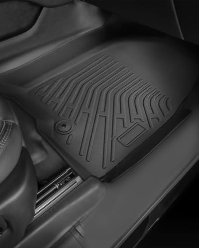 All Weather Floor Mats for Chevy Tahoe 2026-2021/ for GMC Yukon 2026-2022 (Only for 7 Seater), Custom Fit for Front 2nd 3 Row Backseat Floor Liners & Trunk Mats, Heavy Duty TPE Car Black Accessories