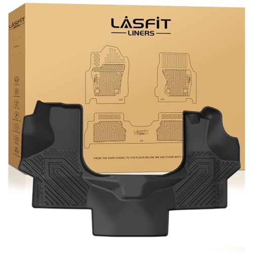 LASFIT Floor Mats for Chevrolet Chevy Express/GMC Savana 1500/2500/3500 2000-2026, All Weather TPE Custom Fit Floor Mats for Cars, Front Row Floor Liners for Express Accessories, 1 PCS - size: Mats for Chevrolet Express/GMC Savana 2000-2026
