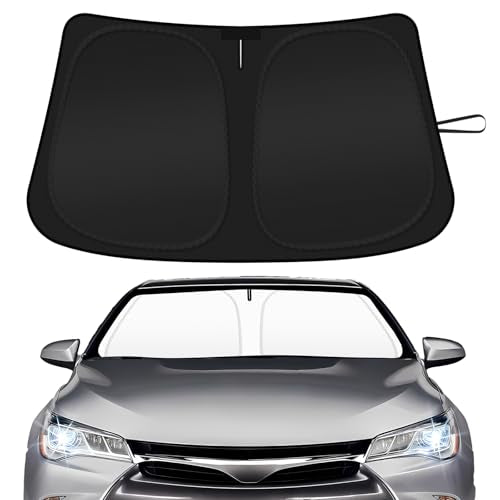 Car Windshield Sun Shade Compatible with 2012 2013 2014 2015 2016 2017 Toyota Camry Accessories Foldable Front Window Sunshade Custom Windshield Cover Sun Visor - size: For 2012-2017 Toyota Camry