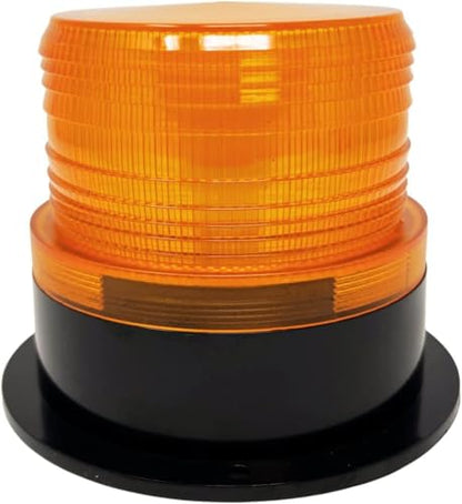 24 LED Amber Forklift Beacon Strobe Light Safety Warning Flashing Lights Magnetic Base Surface Screw Mount 12V-24V Mower ATV Tow Trucks Tractor Golf Carts UTV Cars Bus Construction Emergency Vehicle - size: 1x Amber