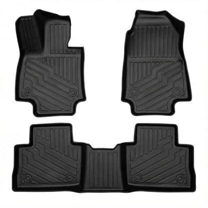 RAV4 Floor Mat - All Weather Waterproof Durable Anti-Slip Odorless TPE Front and Rear Row Set Custom-Fit High-Edge Floor Liner Compatible with 2019-2025 Toyota RAV4 5-Seat - size: for Toyota RAV4 5-Seat 2019-2025