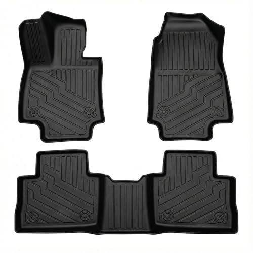 RAV4 Floor Mat - All Weather Waterproof Durable Anti-Slip Odorless TPE Front and Rear Row Set Custom-Fit High-Edge Floor Liner Compatible with 2019-2025 Toyota RAV4 5-Seat - size: for Toyota RAV4 5-Seat 2019-2025