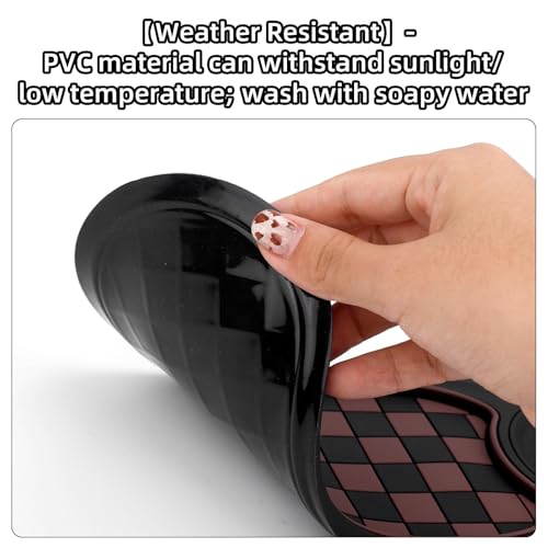 lasuroa Multifunctional Car Anti-Slip Mat with Phone Holder, 360°Rotatable Mobile Phone Holder Anti Slip Pad for Car Dashboard Keys Sunglasses Gadgets Storage