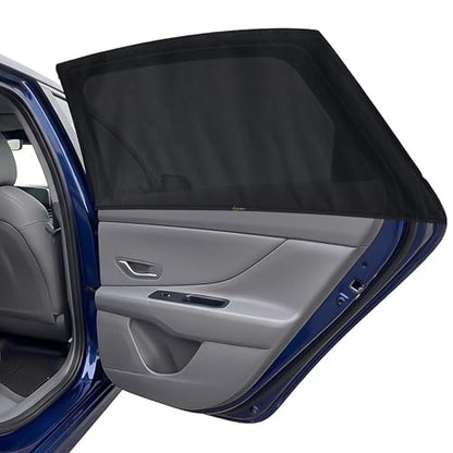 EcoNour Custom Fit Car Window Screens for Hyundai Elantra 2021–2026 | Rear Side Mesh Sun Shade Cover for Baby Privacy & Blackout Camping Protection | Breathable Car Window Accessories - size: Fit for Hyundai Elantra 2021–2026