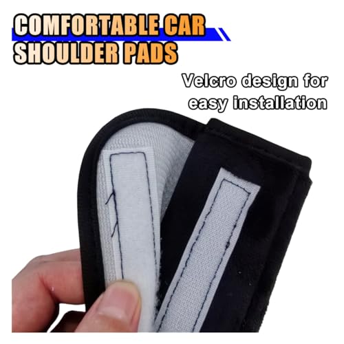 Fluffy Cloud Car Seat Belt Pads - Cute Seat Belt Covers for More Comfortable Driving - Safety Seatbelt Shoulder Strap Cushion Protect Shoulder and Neck - Backpack Shoulder Pad for Kids Adults (2PCS) - size: 2PCS