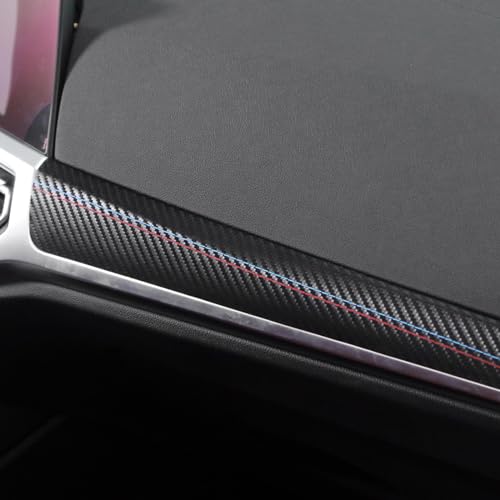 Betterhumz Car Central Instrument Dashboard Cover Trim Compatible with BMW G20 G28 G42 G23 3 4 Series 318i 320i 330i M340i 2020-2023 Car Interior Accessories PVC Leather A - size: Leather A