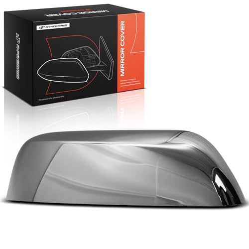 A-Premium Passenger Side Rearview Mirror Cover Cap - Compatible with Ford Explorer 2019 - Chrome - style: Right Passenger Side