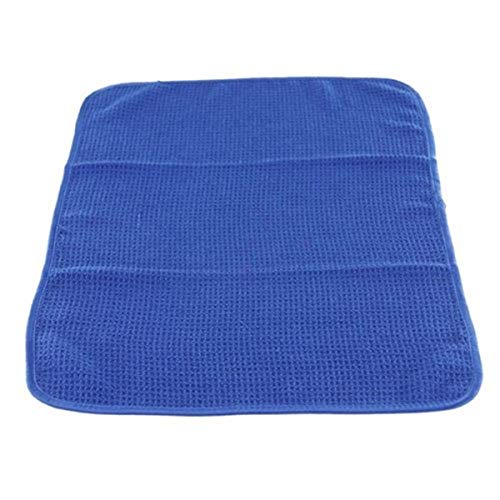 Chemical Guys MIC_708_1 Waffle Weave Towel for Home & Auto Glass, Windows, Mirrors & More, Blue (24 in. x 16 in.) - color: Light Blue, size: 24"x 16"