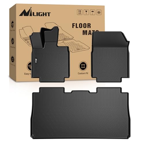 Nilight Floor Mats for Tesla Cybertruck Cyber Truck 2023 2024 2025 2026 All Weather Custom Fit Heavy Duty Floor Liners - color: 2023-2026 Tesla Cybertruck Floor Mat