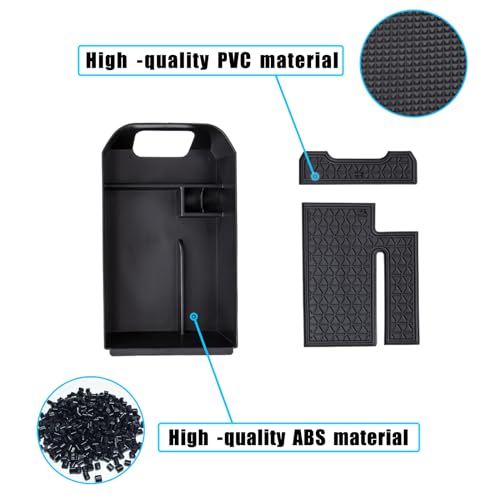 Center Console Organizer Tray Compatible with Toyota RAV4 2025 2024 2023 2022 2021 2020 2019 Armrest Storage Box Insert Tray Secondary Interior Accessories - size: 1 Piece | Armrest Storage Tray