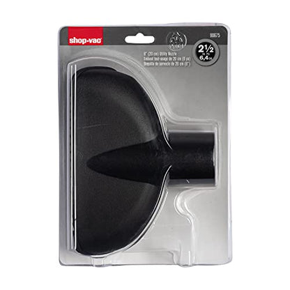 Shop-Vac 9067500 Utility Nozzle, 8 Inch x 2.5 Inch Diameter, Compatible With Shop-Vac Wet/Dry Vacuums - size: 8-Inch x 2.5-Inch, style: 8-Inch Utility Nozzle