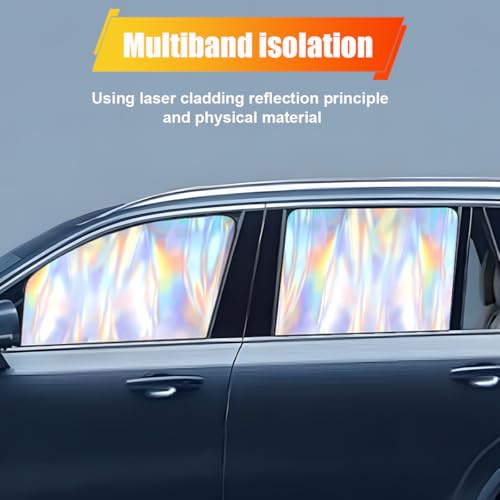 4PCS Car Side Window Sun Shade, UV Protection Car Windshield Window Cover, Magnetic Auto Front & Rear Seat Privacy Curtain for Baby, Universal Camping Accessories for Block Sunlight (4PCS) - size: Front & Rear